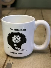 Vintage 1960’s Pittsburgh Steelers Chase & Sanborn NFL Football Coffee Mug 