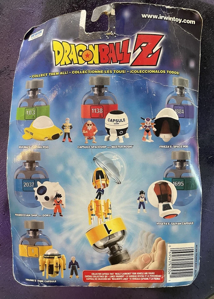 Irwin Toys Dragon Ball Z Capsule Corporation Trunk's Time Capsule New in Pkg - Image 2 of 3