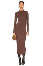 AFRM x REVOLVE Juniper Dress in Cappuccino XXSmall Womens Midi Tee
