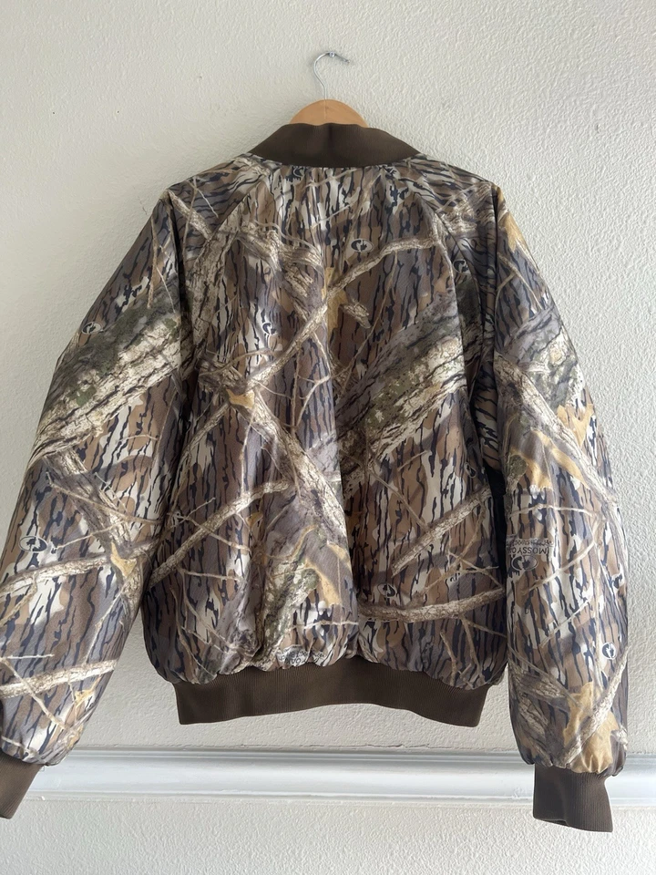 Vintage Columbia Mossy Oak Shadow Branch Camo Jacket 3XL Reversible Outdoors - Image 3 of 4