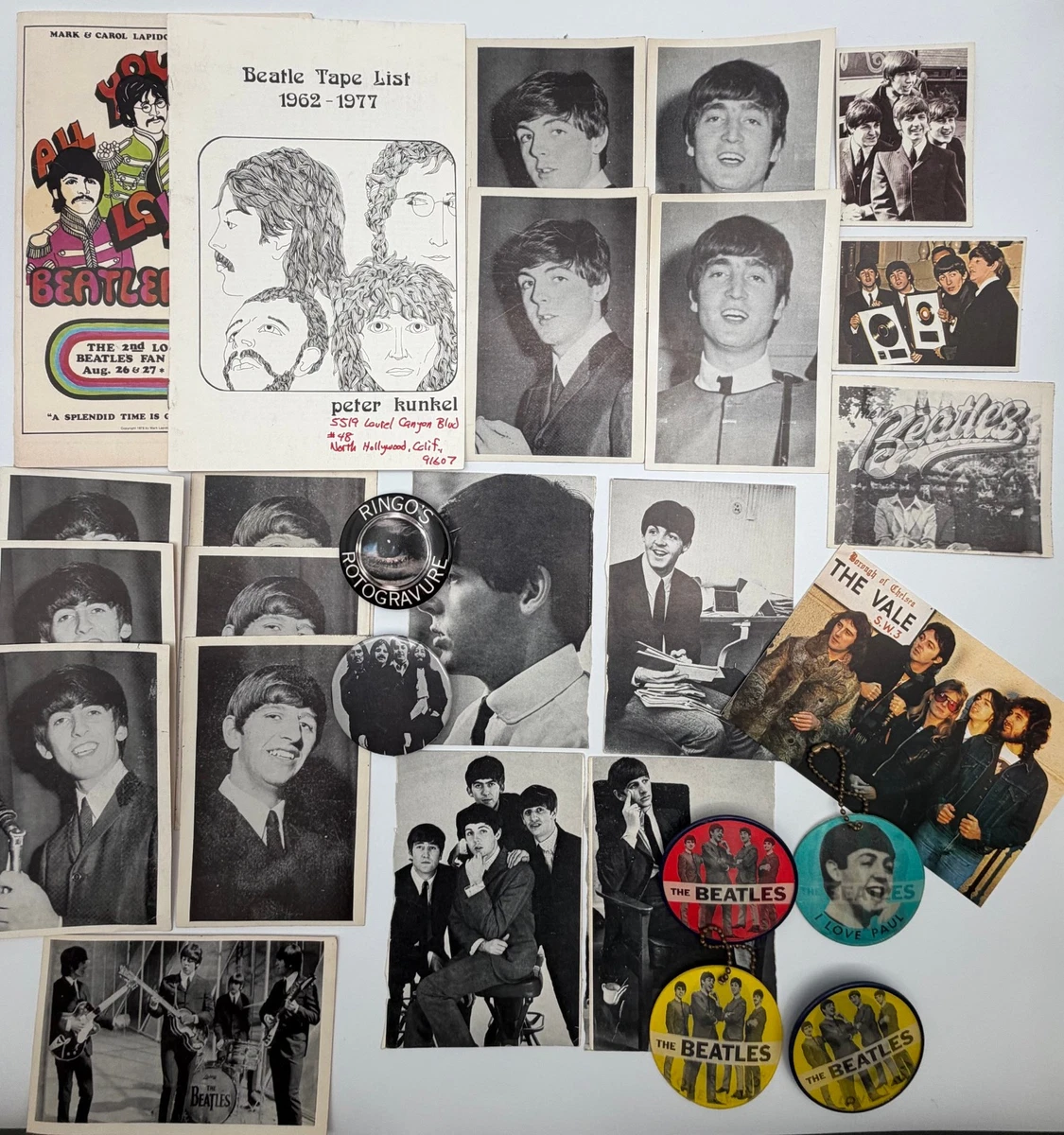 Beatles Vintage Memorabilia Just Listed 2026