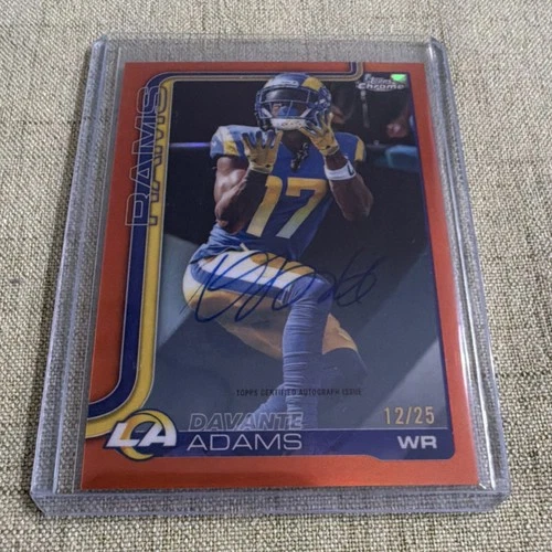 2025 Topps Chrome Davante Adams Chrome Autographs (RAW)