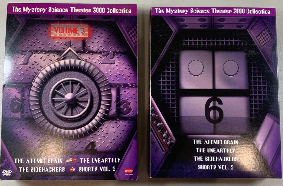 READ! MST3K Volume 3 DVD Box Set Missing SHORTS DVD Mystery Science Theater 3000 Foto 3 de 4