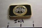 1994 MOTORCYCLE HALL OF FAME 1915 CYCLONE RARE 999 SILVER GOLD BAR SHARP 3MC8C