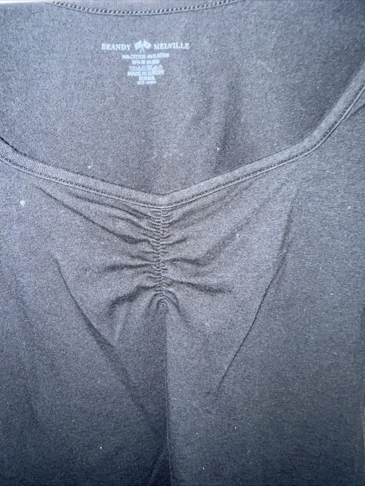 Brandy Melville/John Galt Black Mabel Dress OS - Image 2 of 4