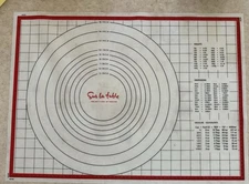 18”x 24.50” Extra Large Sur La Table Silicone Pastry Mat