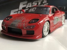 JADA TOYS  FAST & FURIOUS DOM'S MAZDA RX-7 1:24 NEW NO BOX