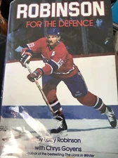 Robinson for the Defense by Larry  (1988, Hardcover) Hockey Montreal Canadiens