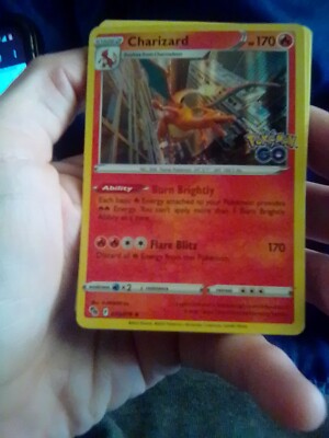 Pokemon TCG Charizard 010/078 Holo Rare Fire Pokemon Go NM