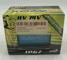 Savox Waterproof 5th Scale Digital Servo #1P67  HV 74 - SW-0240MG