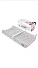 Jool Baby Contoured Infant Changing Pad with Removable Washable Cover Gray
