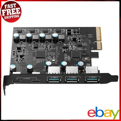 PCIe X4 zu USB 3.2 Karten Unterstützung Windows 7/8/10 (32/64 Bit) Mac OS 10.8.2 15W ?
