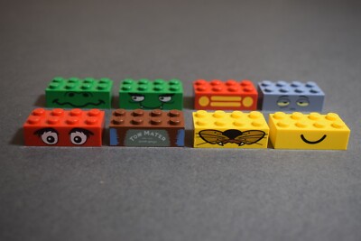 Lego 3001 Stein 2x4 mit Druck Druck und Typ auswählen