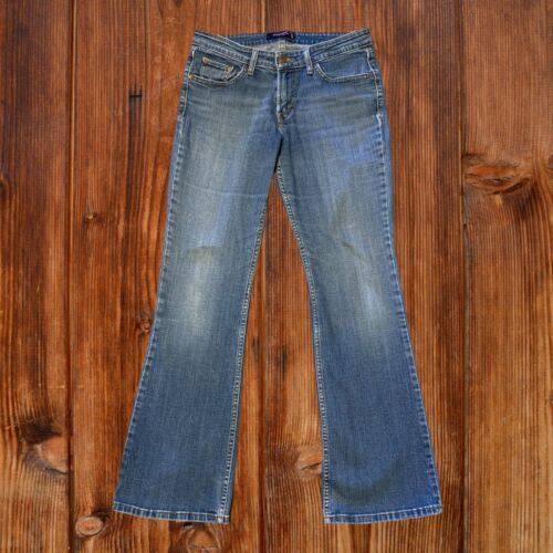 Levis 518 Superlow BootCut Jeans Junior 9M Stretch Med Wash 31x31 | eBay