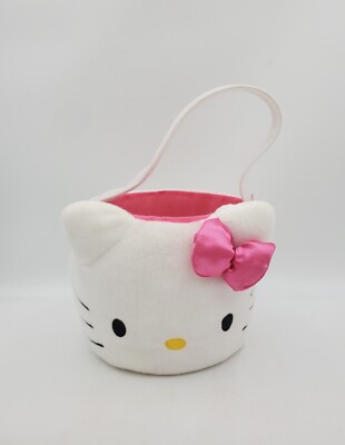 Sanrio Hello Kitty Easter Plush Bucket Basket Halloween 2011 With Tag