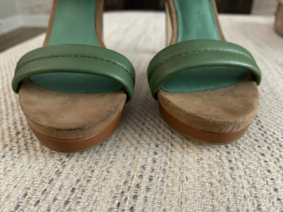 MIA Edición Limitada Rocco Verde Lagarto Tacón Alto Mujer Talla 8 Foto 3 de 4