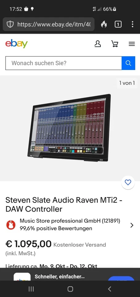 Raven MTi 27" Zoll CONTROLSURFACE  von SLATE