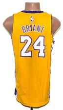 NBA LOS ANGELES LAKERS BASKETBALL SHIRT #24 BRYANT ADIDAS SIZE XL KIDS