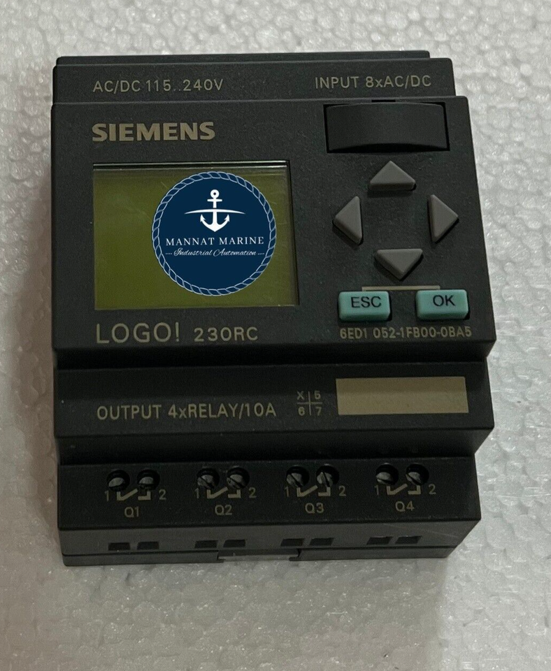 Siemens Logo! 230rc PLC Logic Module 6ed1 052-1fb00-0ba5 | eBay