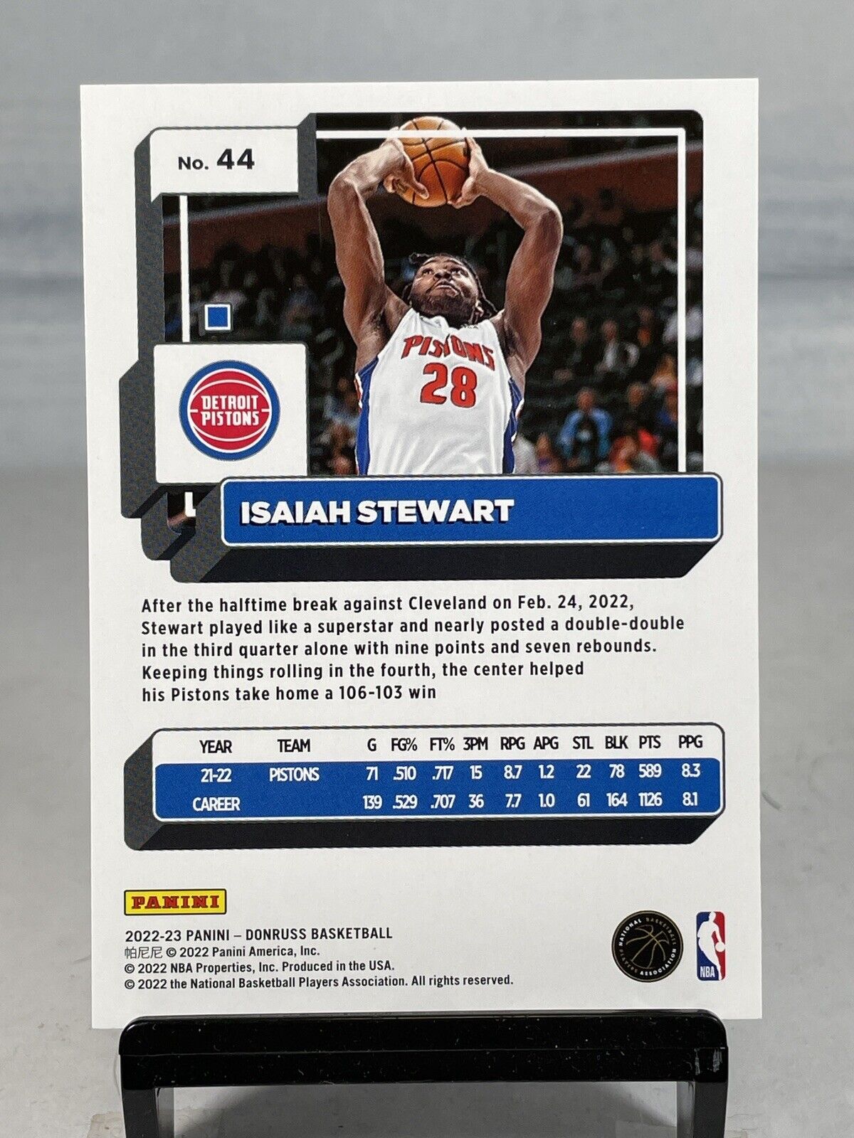 NWT NEW Detroit Pistons "Beef Stew" Isaiah Stewart NBA T-Shirt  Basketball S-3XL