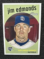 JIM EDMONDS #53 2008 Topps Heritage QTY San Diego Padres