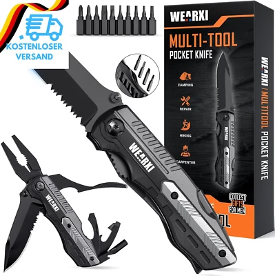 BESUCHE DEN WEARXI-STORE WEARXI Geschenke Für Männer, Multitool Klappmesser, Valentinstag Geschenke Für I