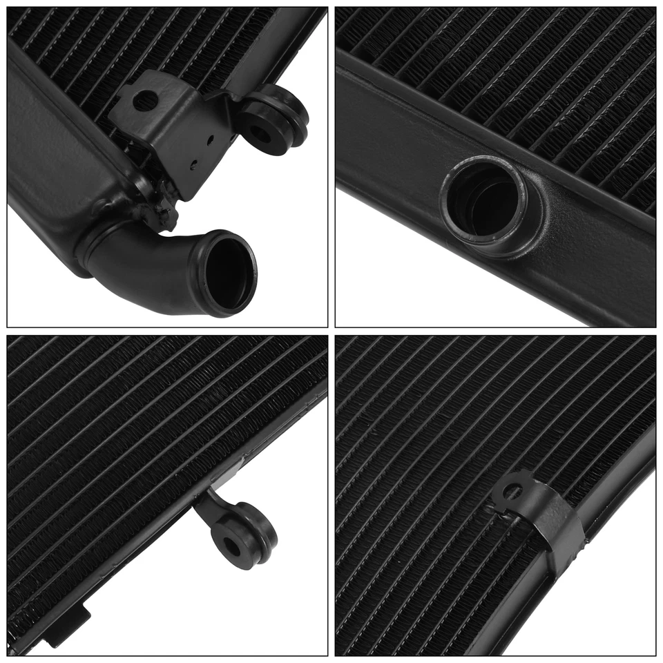 Refrigerador de radiador preto compatível com Honda CBR1000RR 2004-2005 2004 Repsol 2005 - Imagem 4 de 4