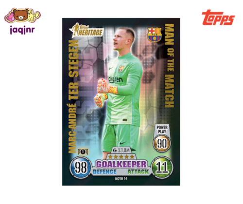 Match Attax Extra 2021/22 - MARC-ANDRE TER STEGEN (Barcelona) Man of the Match - Picture 1 of 1