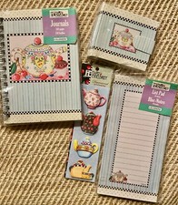 Lot of Mary Engelbreit Journal, Mini Photo Keepsake Book, Stickers  List Pad