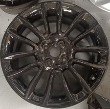 CERCHI IN LEGA 16" ORIGINALI FIAT 500 - NERO LUCIDO - NUOVI