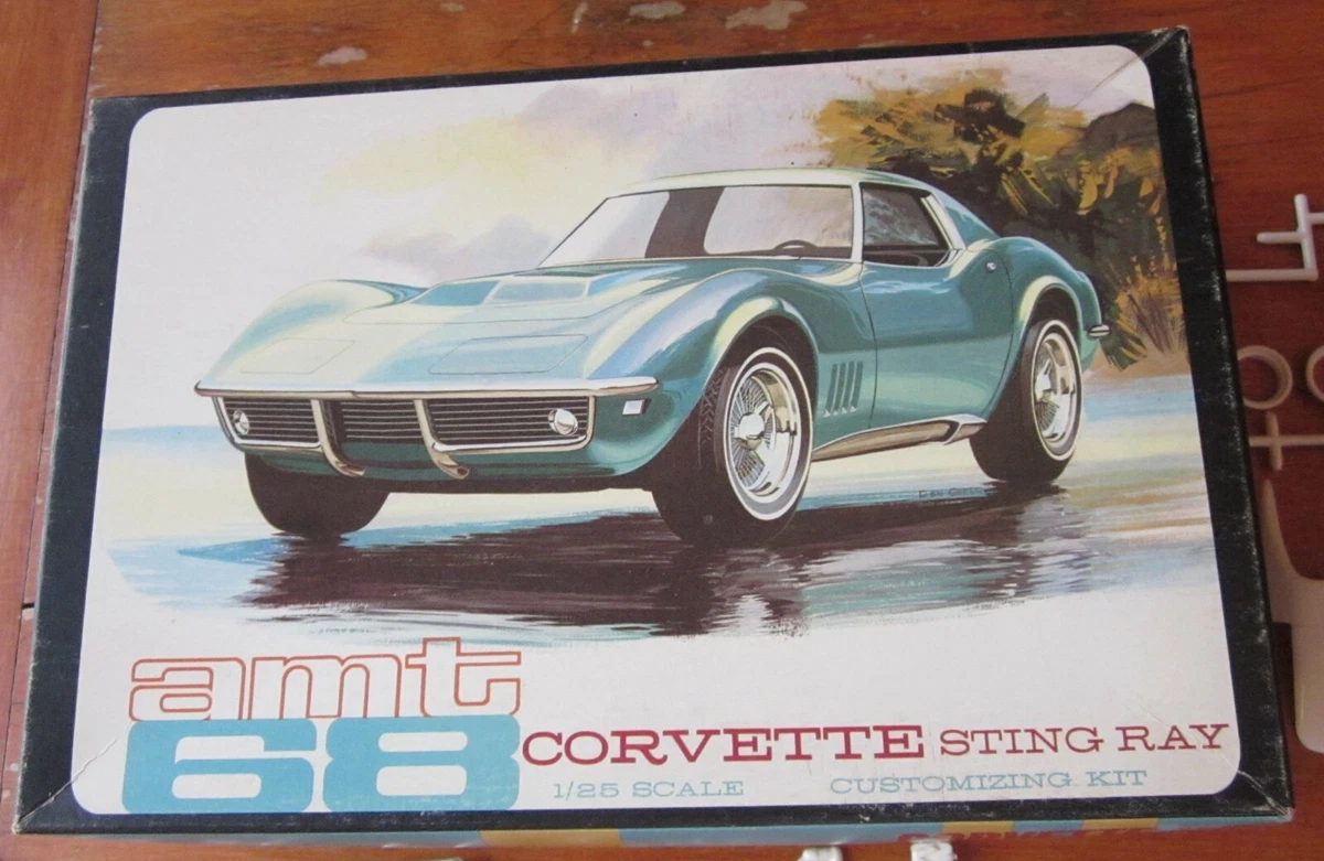 AMT 1968 Chevy Corvette 3-in-1 Annual Kit # 6928 Stock Built in Box 68 |  eBay