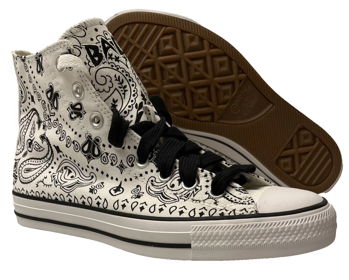 Converse x Sammy Baca CTAS Pro Hi \'Bandana Print\' Shoes Mens Sz 9.5 A02085C Deals on Men main image 4