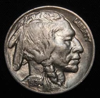 1934 Buffalo Nickel AU+