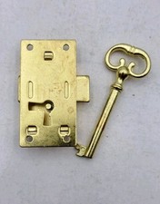 Antique Reproduction Drawer Door Lock Flush Mount Lock Vintage Style Hardware