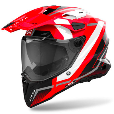 Integralhelm Airoh Commander 2 Mavick Red Gloss Rot Glanz