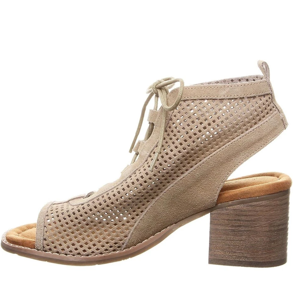 🔥 Sandalia BearPaw para mujer Viena tacón con cordones 2221W marfil talla 8 Bear Paw 🔥 Foto 2 de 4