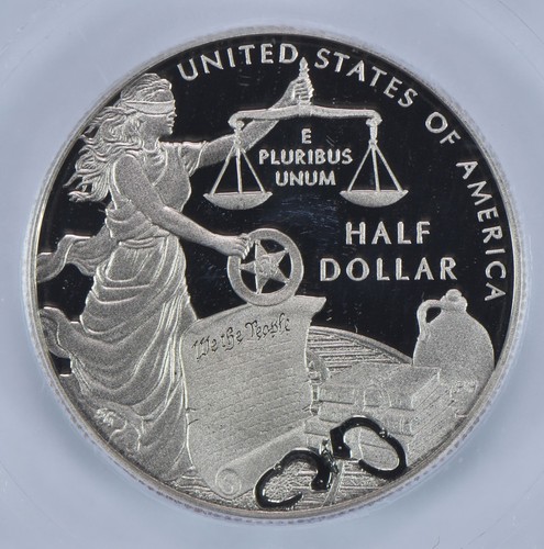 2015-S US Marshal Service Commemorative Half Dollar PR70 DCAM ICG *6392 - Picture 4 of 5