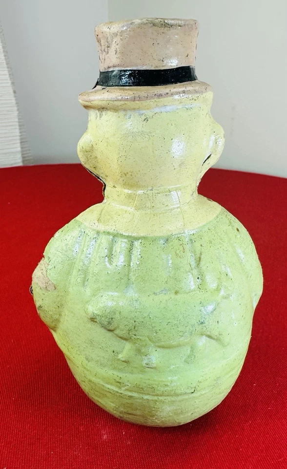 Rolly Dolly Roly Poly 1910 Alemania Juguete Papel Maché Payaso Dapper Raro Antiguo Foto 3 de 4