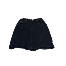 Vintage Calvin Klein Jean Mini Skirt 5 Pocket SZ 8 Pencil Faded Black Denim