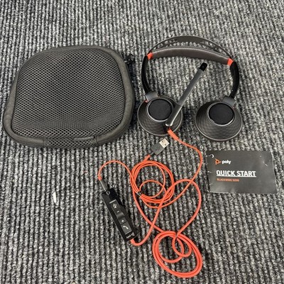 Plantronics Poly Blackwire 5220 Stereo USB-C & 3.5mm Wired Headset With Mic