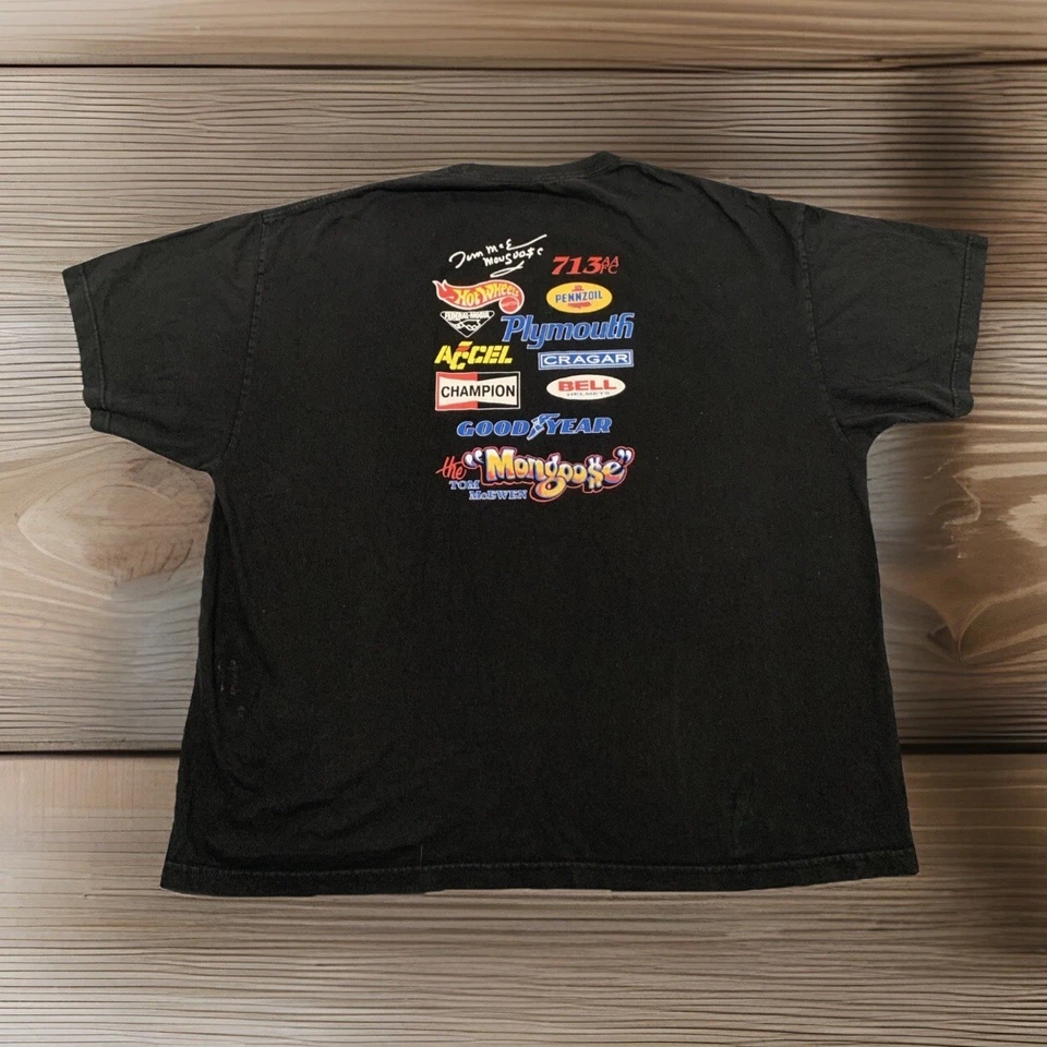 VRHTF NHRA VINTAGE SUPER COOL TOM THE MONGOOSE MCEWEN T-SHIRT-XXXL - Image 3 of 4