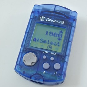 Dreamcast Visual Memory HKT-7000 US BLUE Sega Official VMU 0711 dc