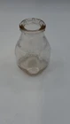Vintage Clear Glass Hillcrest Dairy Half Pint Bottle - Cadiz, OH 4.5" x 2.5"