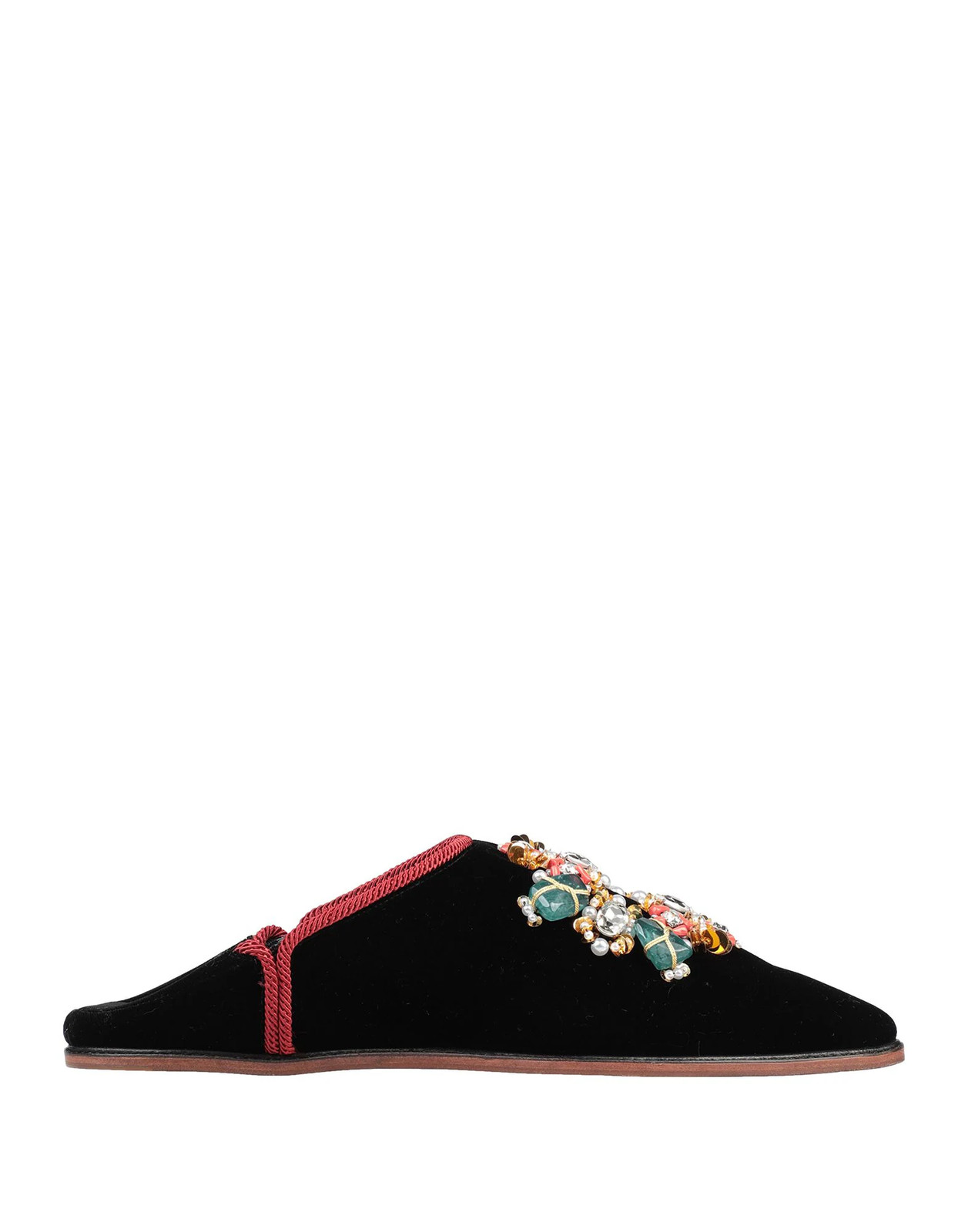 Roger Vivier - Women - Velvet Mules - Clogs - Black 191090₽
