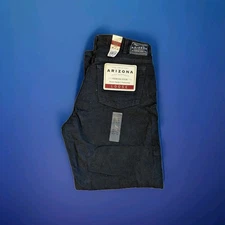 Vtg Arizona Jean Co Black Loose Fit Straight Leg Denim 38x32 NWT 100% Cotton