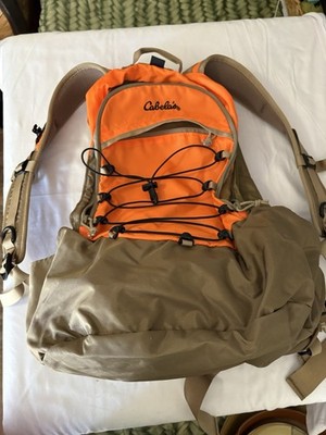 Cabela s H20 Hiking/hunting/camping Backpack Padded Back And Straps. Hunt Orange
