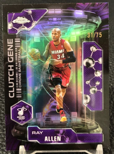 2025 Topps Chrome Ray Allen Refractors Purple (RAW)