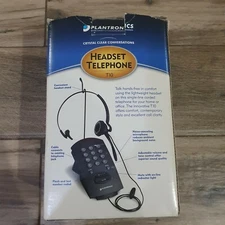 VINTAGE Plantronics T10 Single-Line Headset 4568-11 Office SOHO Telephone