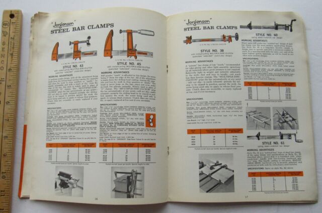 Clamps Adjustable Clamp Company Catalog 20 1969 w/ Xtra Brochures OE9072