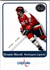 2001 Fleer Greats of the Game - Dennis Maruk #6 - Washington Capitals